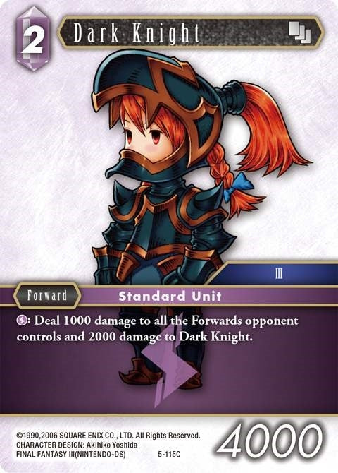 Image for Dark Knight (Refia) (Opus V) (5-115C) - Final Fantasy TCG