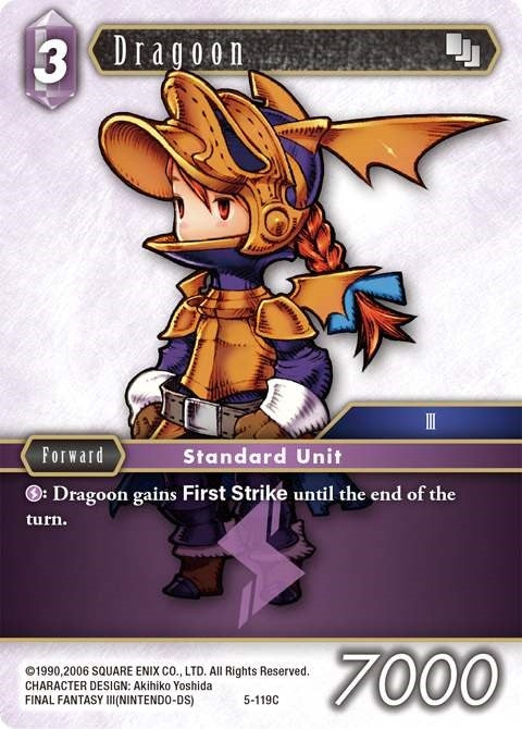 Image for Dragoon (Refia) (Opus V) (5-119C) - Final Fantasy TCG