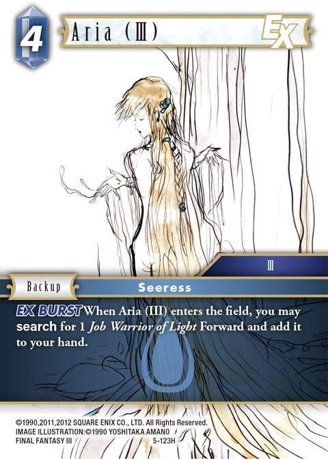 Image for Aria (III) EX (Opus V) (5-123H) - Final Fantasy TCG