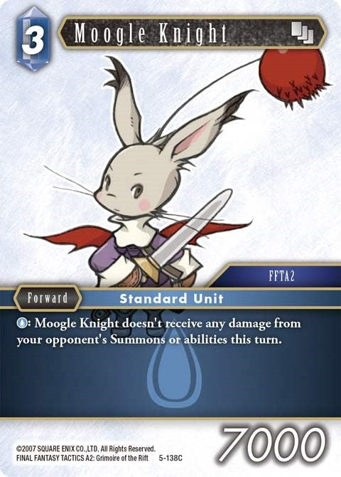 Image for Moogle Knight (Opus V) (5-138C) - Final Fantasy TCG