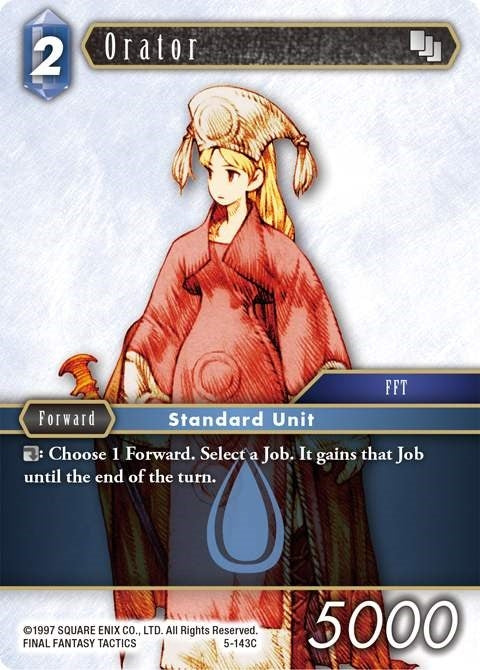 Image for Orator (Female Unit) (Opus V) (5-143C) - Final Fantasy TCG