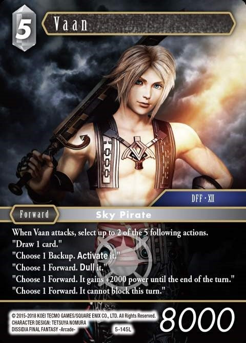 Image for Vaan (Legend) (Opus V) (5-145L) - Final Fantasy TCG