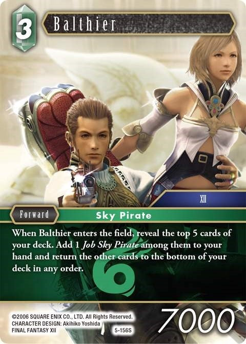 Image for Balthier (Opus V) (5-156S) - Final Fantasy TCG