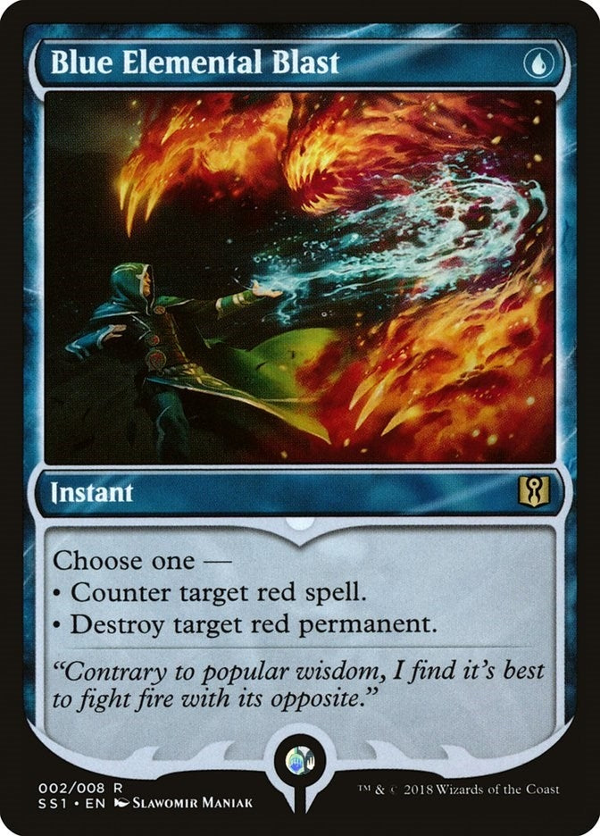 Image for Blue Elemental Blast (Signature Spellbook: Jace) (2) - Magic: The Gathering