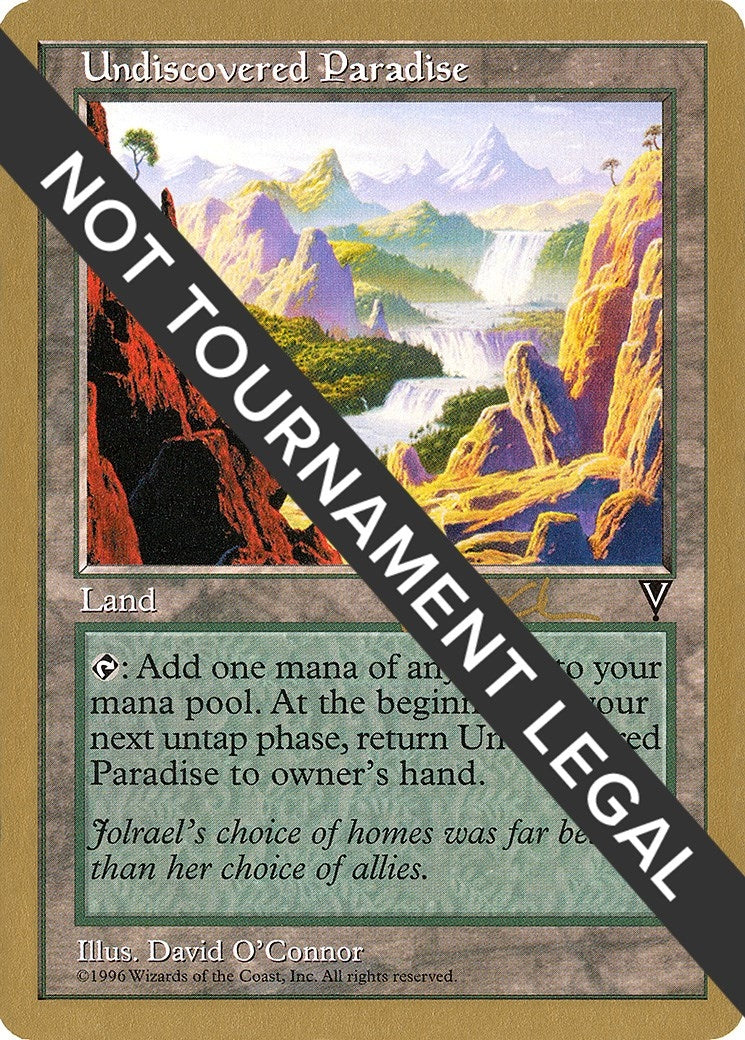 Image for Undiscovered Paradise - 1997 Paul McCabe (VIS) (World Championship Decks) - Magic: The Gathering