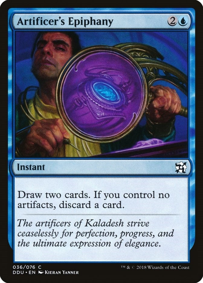 Image for Artificer's Epiphany (Duel Decks: Elves vs. Inventors) (36) - Magic: The Gathering