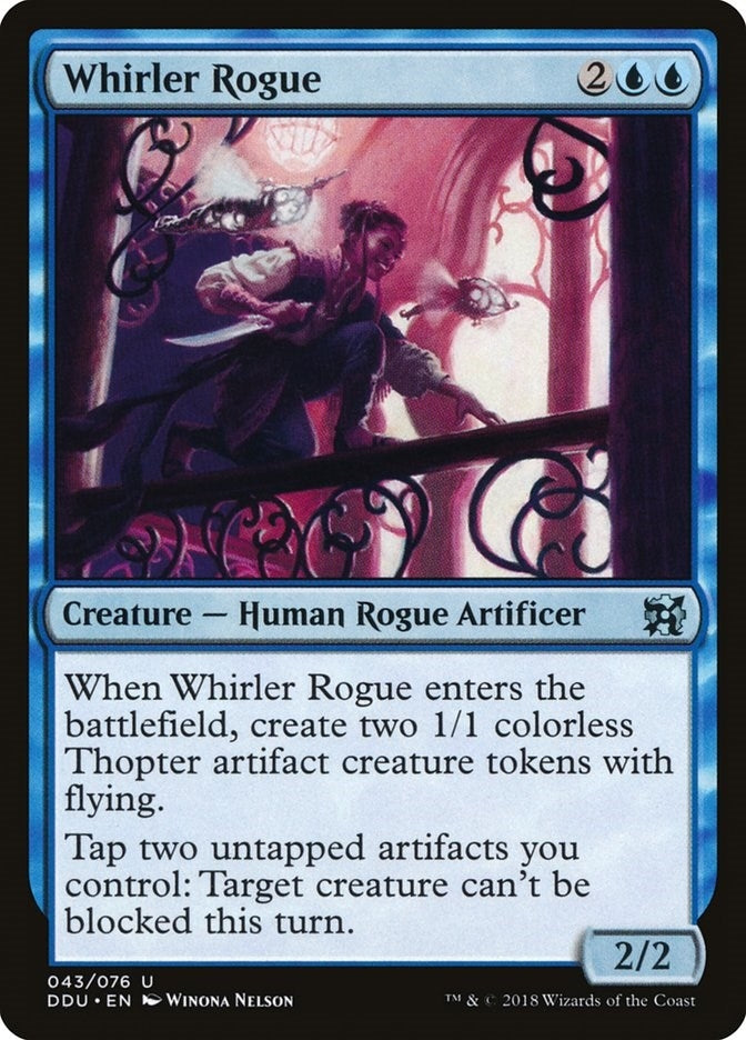 Image for Whirler Rogue (Duel Decks: Elves vs. Inventors) (43) - Magic: The Gathering
