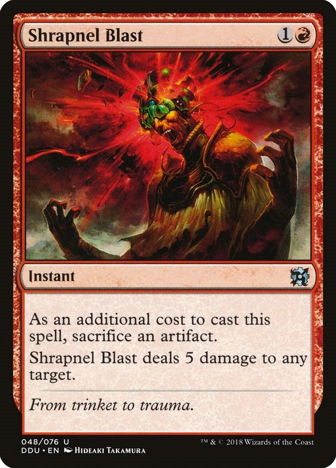 Image for Shrapnel Blast (Duel Decks: Elves vs. Inventors) (48) - Magic: The Gathering