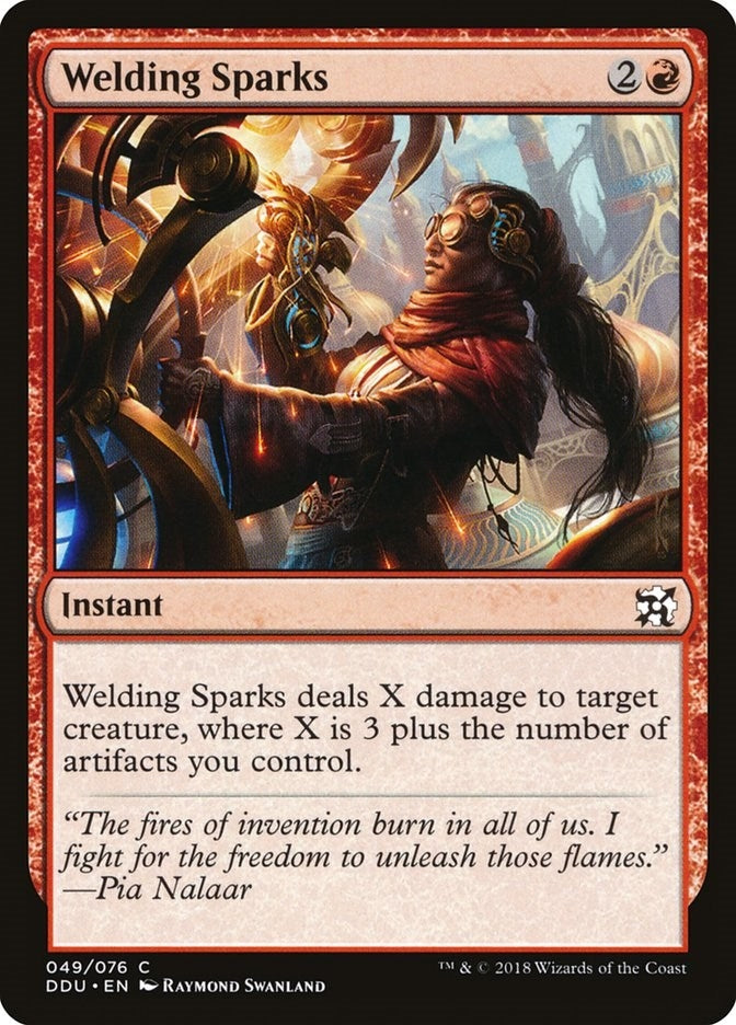 Image for Welding Sparks (Duel Decks: Elves vs. Inventors) (49) - Magic: The Gathering
