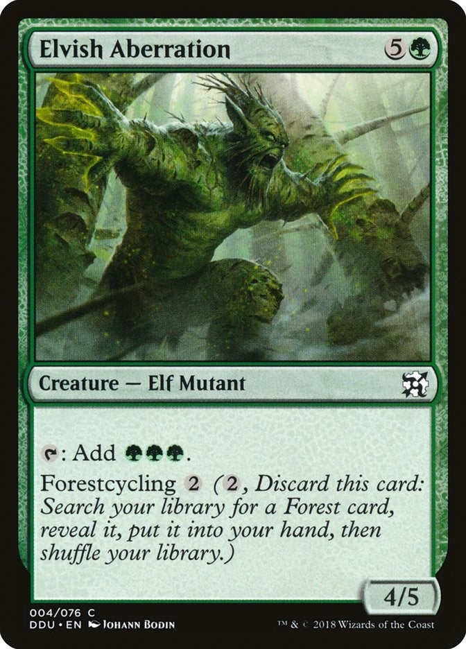 Image for Elvish Aberration (Duel Decks: Elves vs. Inventors) (4) - Magic: The Gathering
