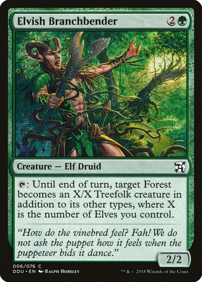 Image for Elvish Branchbender (Duel Decks: Elves vs. Inventors) (6) - Magic: The Gathering