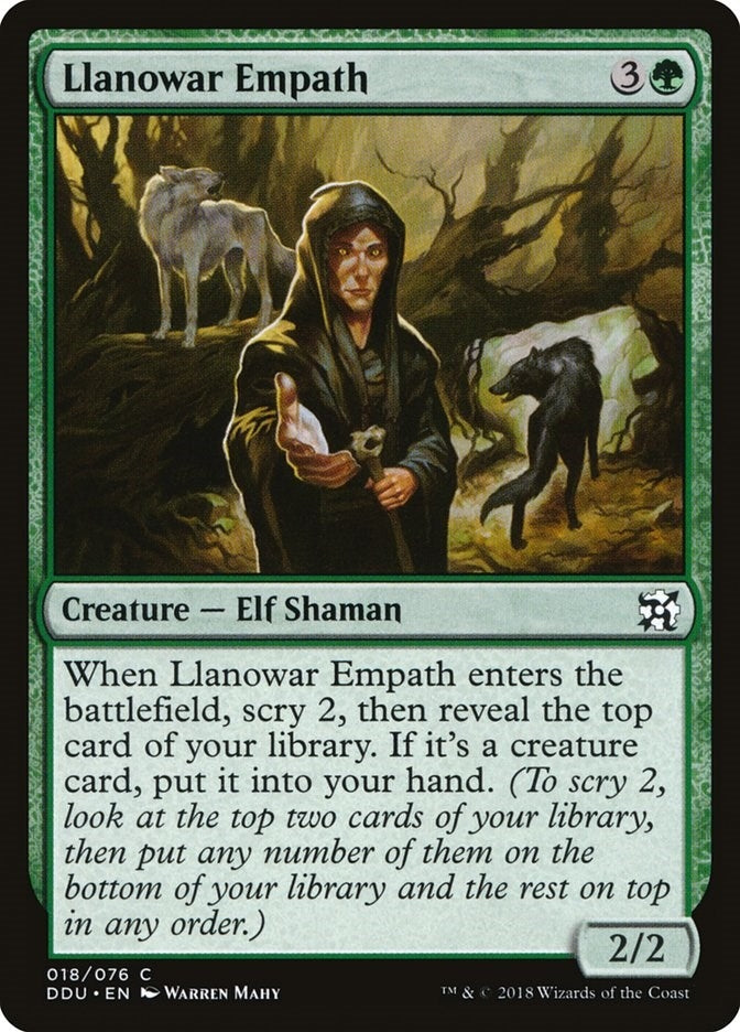 Image for Llanowar Empath (Duel Decks: Elves vs. Inventors) (18) - Magic: The Gathering