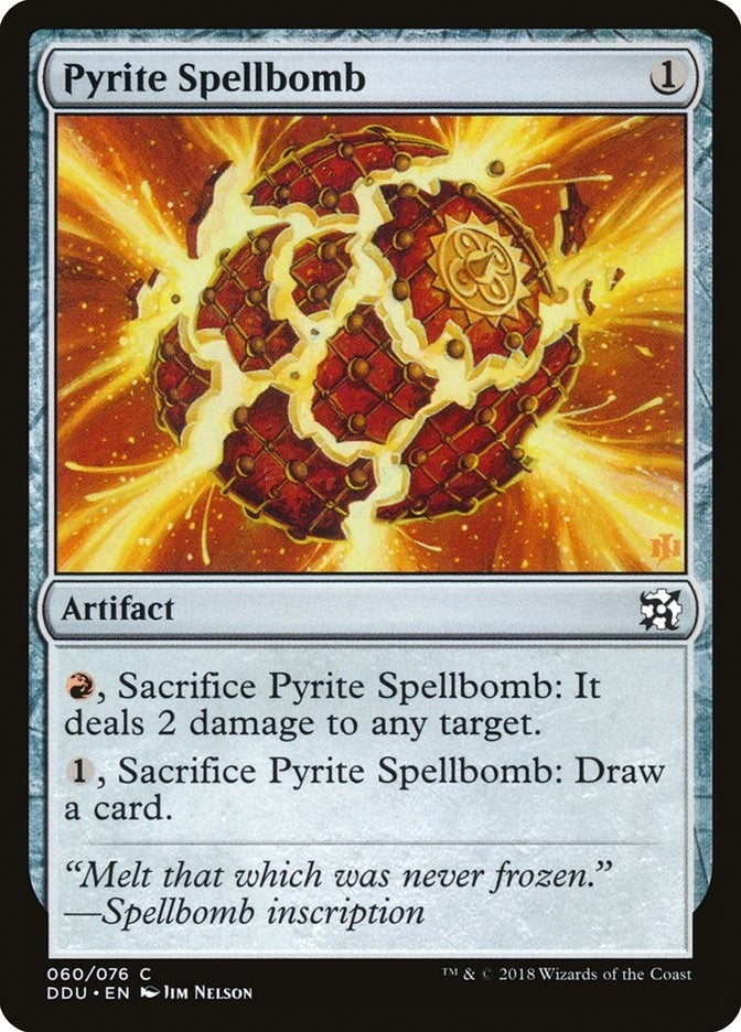 Image for Pyrite Spellbomb (Duel Decks: Elves vs. Inventors) (60) - Magic: The Gathering