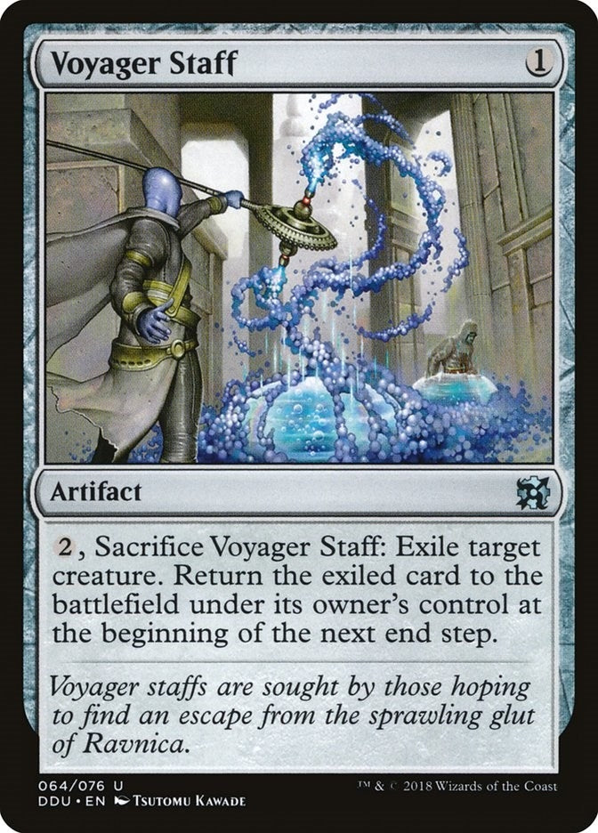 Image for Voyager Staff (Duel Decks: Elves vs. Inventors) (64) - Magic: The Gathering