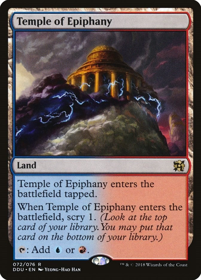 Image for Temple of Epiphany (Duel Decks: Elves vs. Inventors) (72) - Magic: The Gathering
