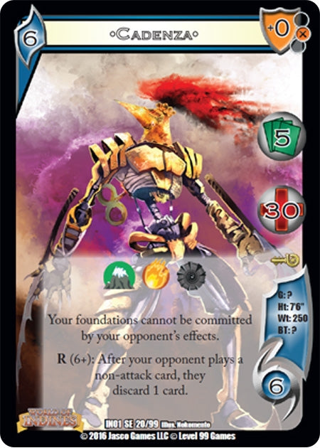 Image for Cadenza (World of Indines) (20) - UniVersus