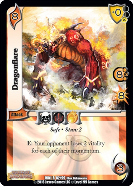 Image for Dragonflare (World of Indines) (82) - UniVersus