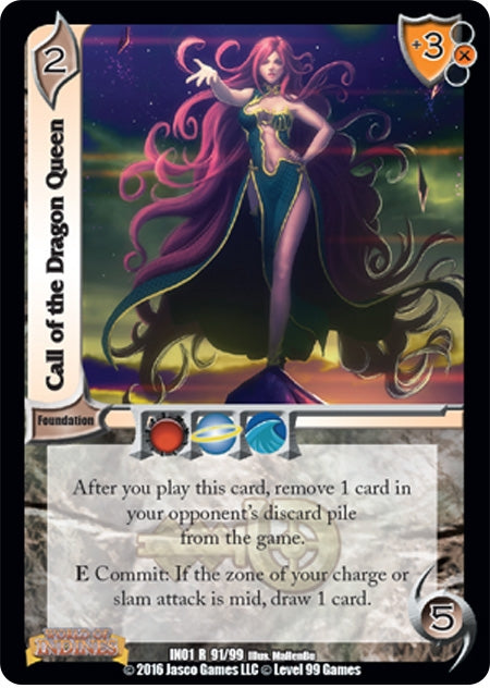 Image for Call of the Dragon Queen (World of Indines) (91) - UniVersus