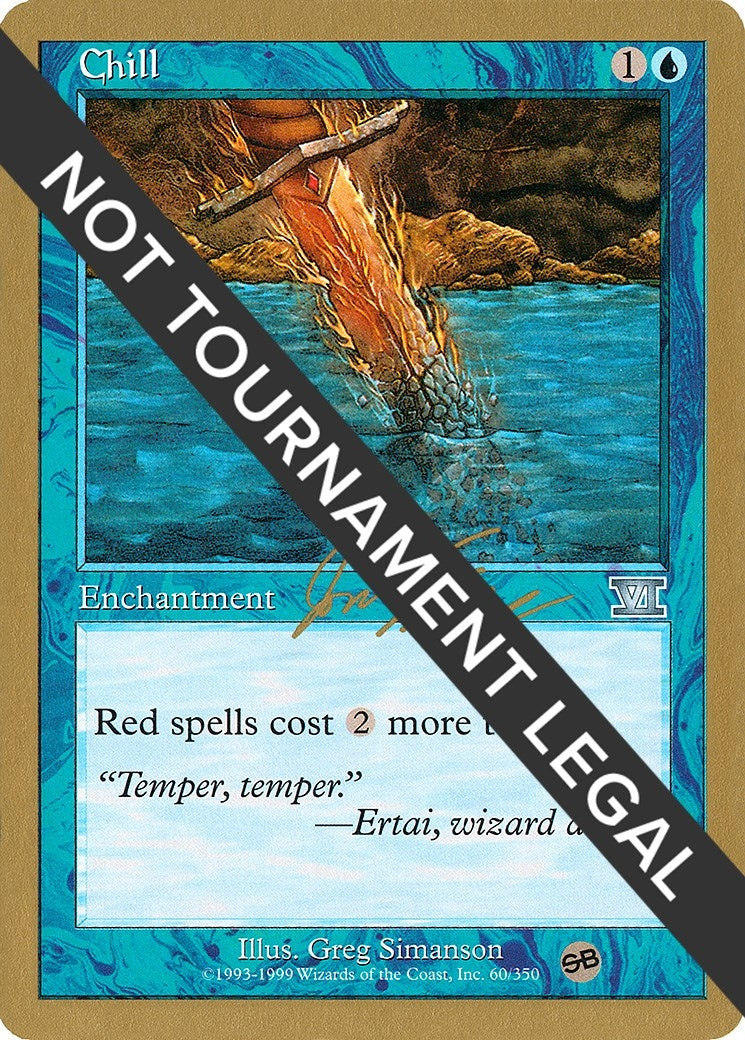 Image for Chill - 2000 Jon Finkel (6ED) (SB) (World Championship Decks) - Magic: The Gathering