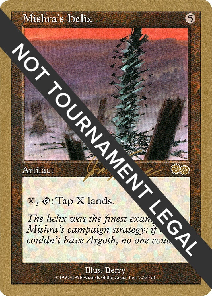 Image for Mishra's Helix - 2000 Jon Finkel (USG) (World Championship Decks) - Magic: The Gathering