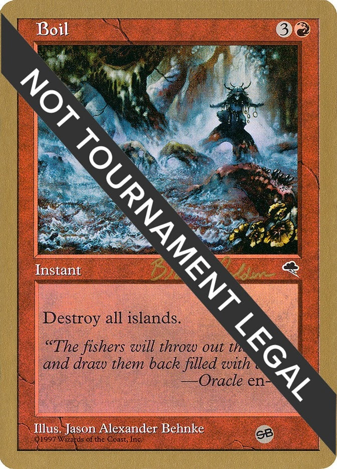 Image for Boil - 1998 Brian Selden (TMP) (SB) (World Championship Decks) - Magic: The Gathering