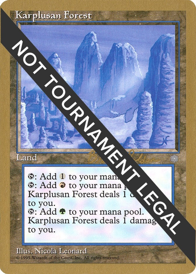 Image for Karplusan Forest - 1998 Brian Selden (ICE) (World Championship Decks) - Magic: The Gathering