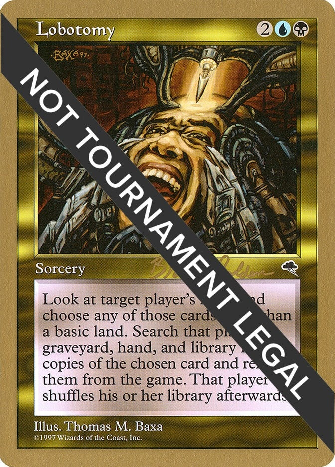 Image for Lobotomy - 1998 Brian Selden (TMP) (World Championship Decks) - Magic: The Gathering