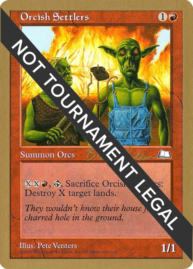 Image for Orcish Settlers - 1998 Brian Selden (WTH) (World Championship Decks) - Magic: The Gathering