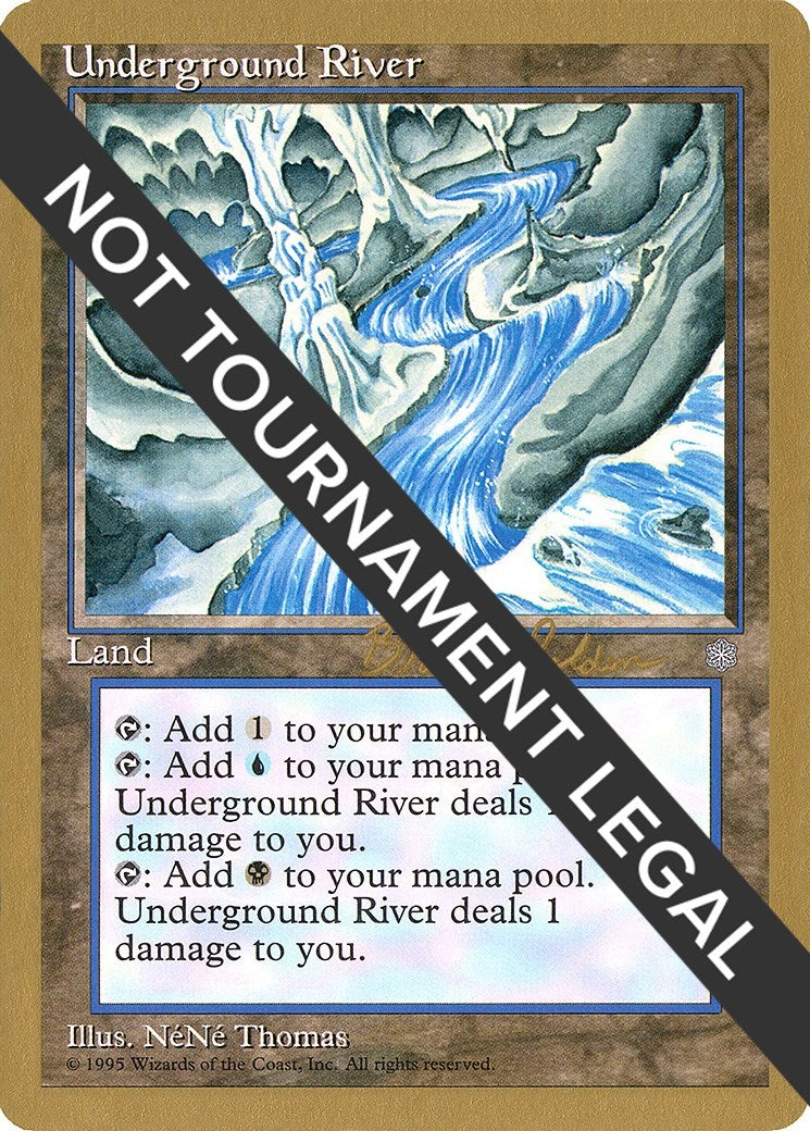 Image for Underground River - 1998 Brian Selden (ICE) (World Championship Decks) - Magic: The Gathering