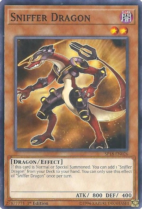 Image for Sniffer Dragon (Star Pack VRAINS) (SP18-EN026) - YuGiOh