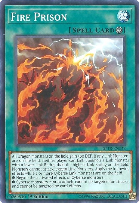 Image for Fire Prison (Star Pack VRAINS) (SP18-EN043) - YuGiOh