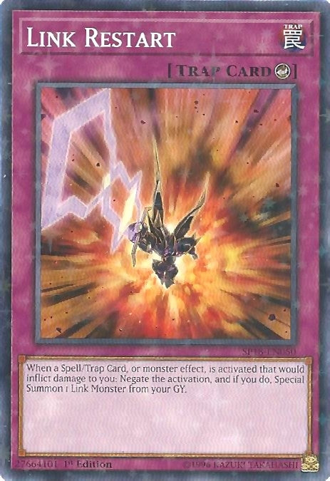 Image for Link Restart (Starfoil) (Star Pack VRAINS) (SP18-EN050) - YuGiOh