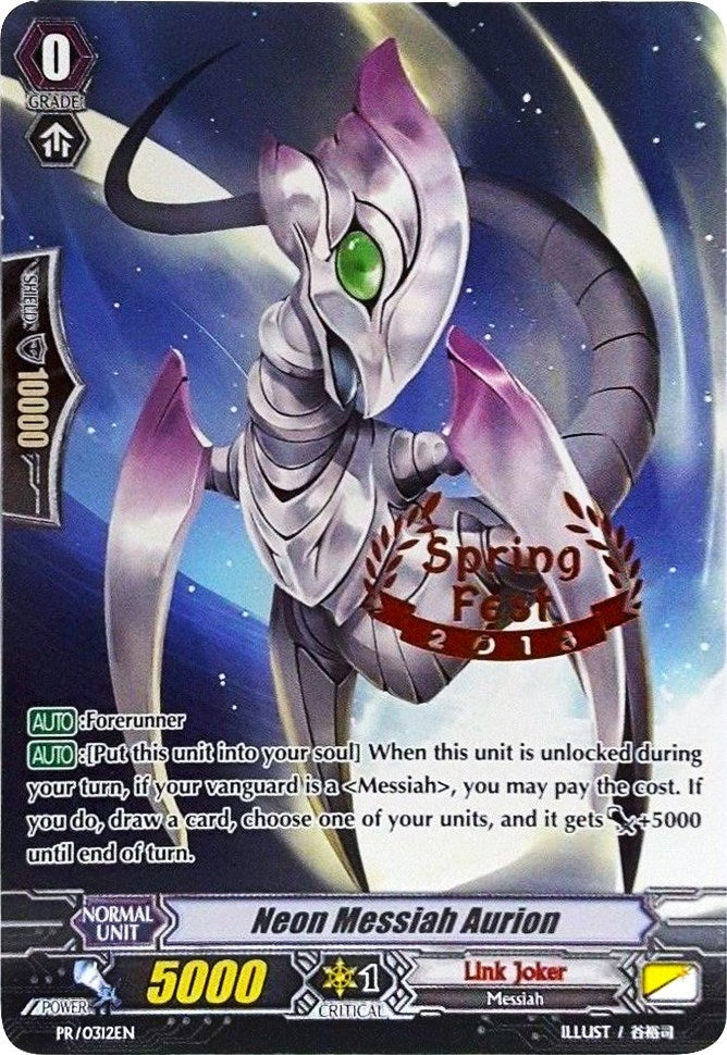 Image for Neon Messiah Aurion (Promo Cards) (PR/0312EN) - Cardfight Vanguard