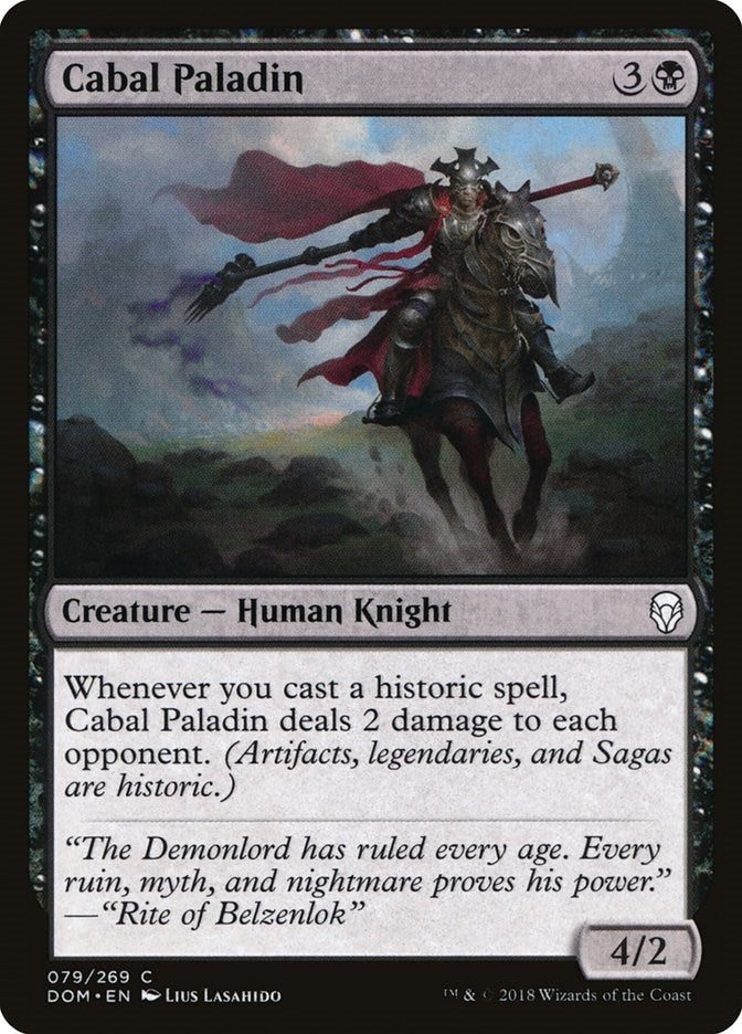 Image for Cabal Paladin (Dominaria) (79) - Magic: The Gathering