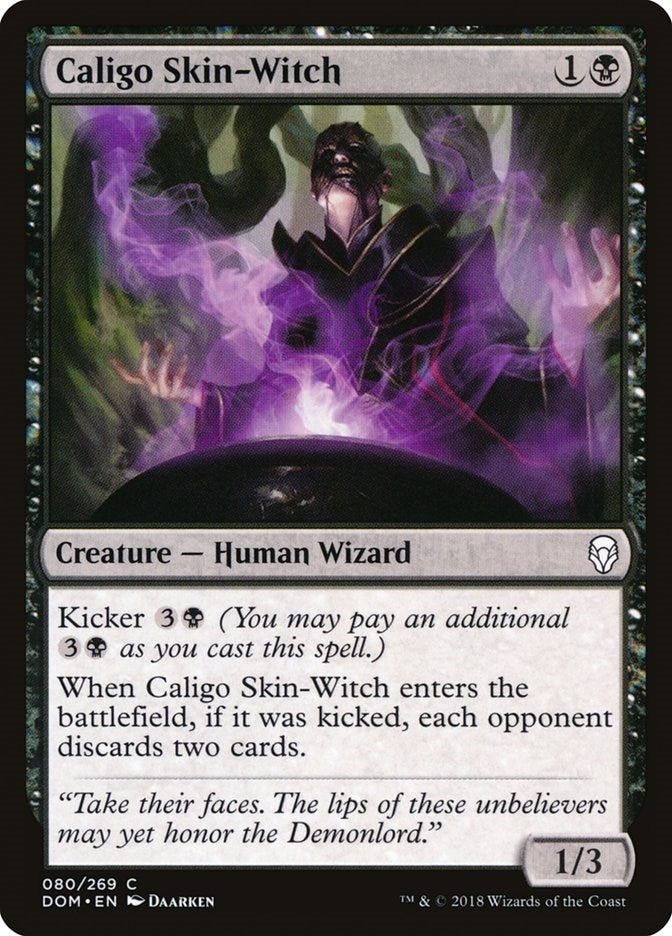 Image for Caligo Skin-Witch (Dominaria) (80) - Magic: The Gathering