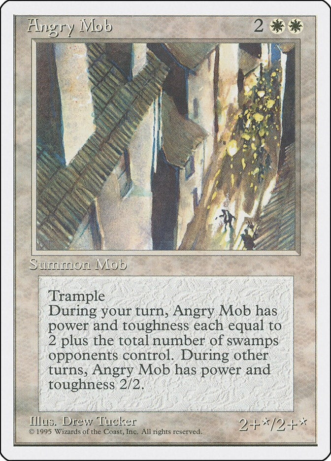 Image for Angry Mob (Fourth Edition) - Magic: The Gathering