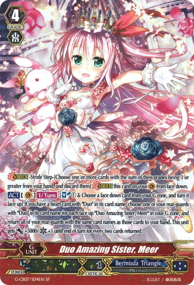 Image for Duo Amazing Sister, Meer (SP) (G-CB07: Divas' Festa) (G-CB07/S04EN) - Cardfight Vanguard