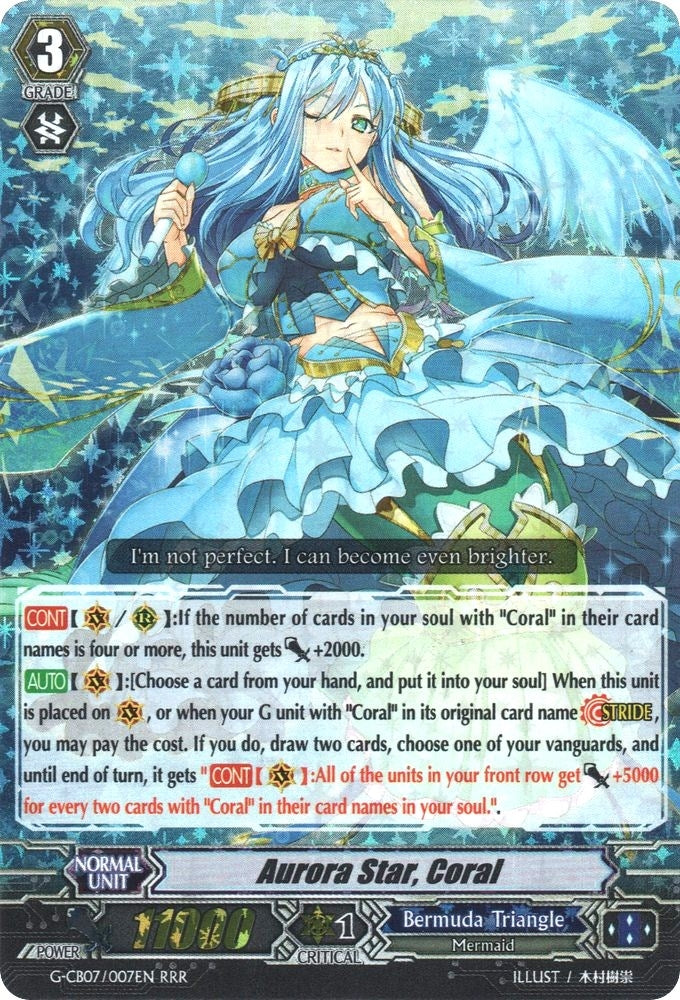 Image for Aurora Star, Coral (G-CB07: Divas' Festa) (G-CB07/007EN) - Cardfight Vanguard