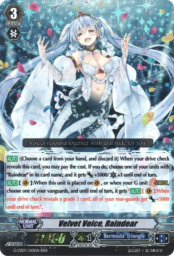 Image for Velvet Voice, Raindear (G-CB07: Divas' Festa) (G-CB07/010EN) - Cardfight Vanguard
