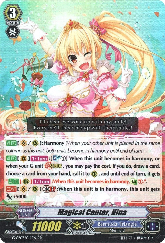 Image for Magical Center, Nina (G-CB07: Divas' Festa) (G-CB07/014EN) - Cardfight Vanguard