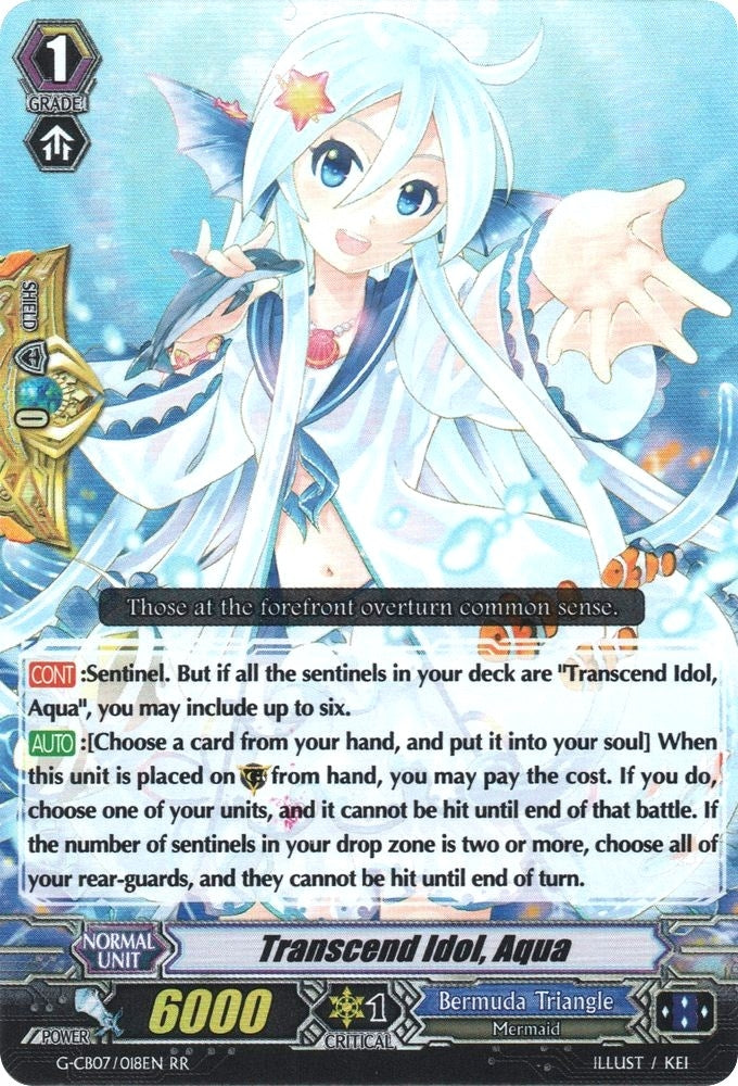 Image for Transcend Idol, Aqua (G-CB07: Divas' Festa) (G-CB07/018EN) - Cardfight Vanguard