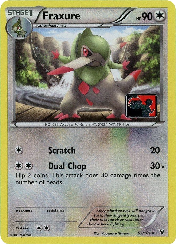 Image for Fraxure - 87/101 (League Promo) (League & Championship Cards) (087/101) - Pokemon