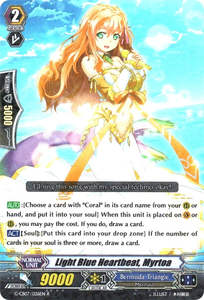 Image for Light Blue Heartbeat, Myrtoa (G-CB07: Divas' Festa) (G-CB07/026EN) - Cardfight Vanguard