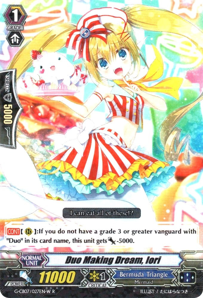 Image for Duo Making Dream, Iori (White) (G-CB07: Divas' Festa) (G-CB07/027EN-W) - Cardfight Vanguard