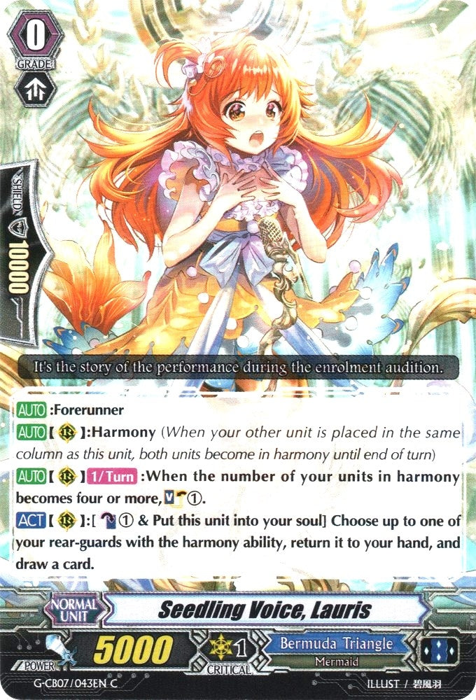 Image for Seedling Voice, Lauris (G-CB07: Divas' Festa) (G-CB07/043EN) - Cardfight Vanguard