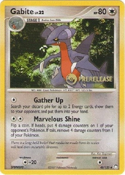 Image for Gabite - 48/124 (Prerelease) (Diamond and Pearl Promos) (48/124) - Pokemon