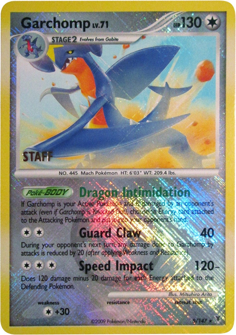 Image for Garchomp - 5/147 (Championship Promo) [Staff] (League & Championship Cards) (005/147) - Pokemon