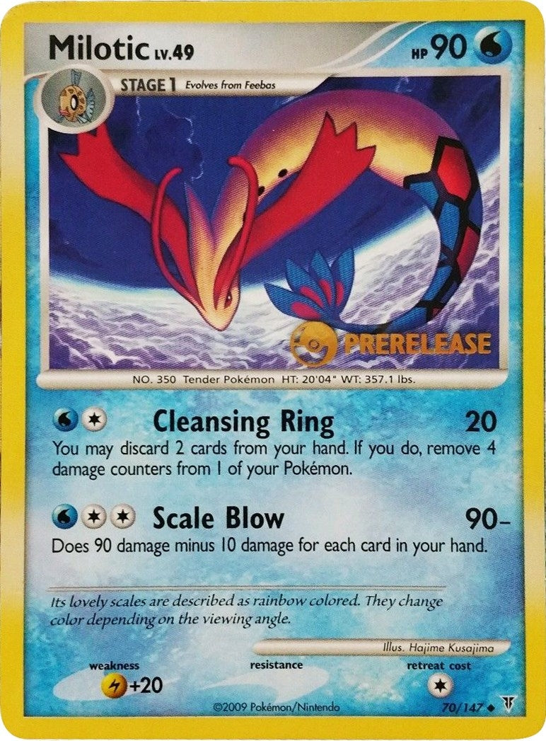 Image for Milotic - 70/147 (Prerelease) (Nintendo Promos) (70/147) - Pokemon