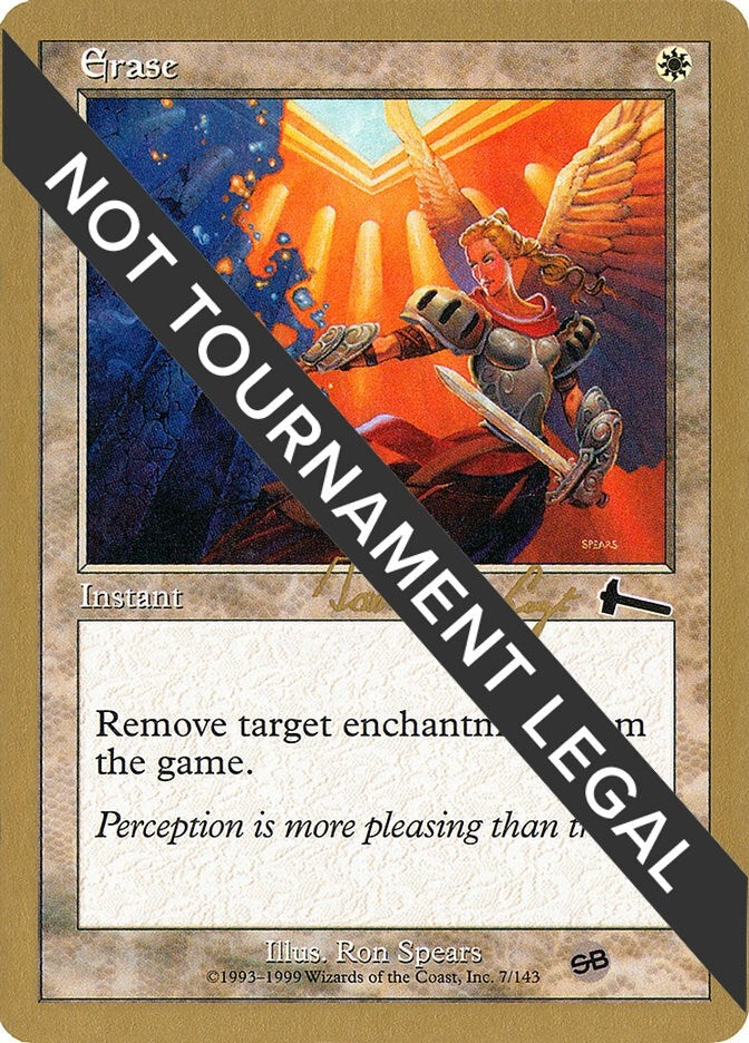 Image for Erase - 2000 Tom van de Logt (6ED) (SB) (World Championship Decks) - Magic: The Gathering