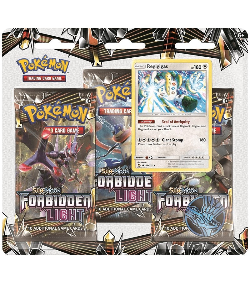 Image for Forbidden Light 3 Pack Blister [Regigigas] - Pokemon